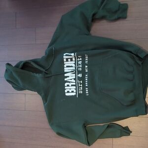 "Branded" Skateshop Green Hoodie